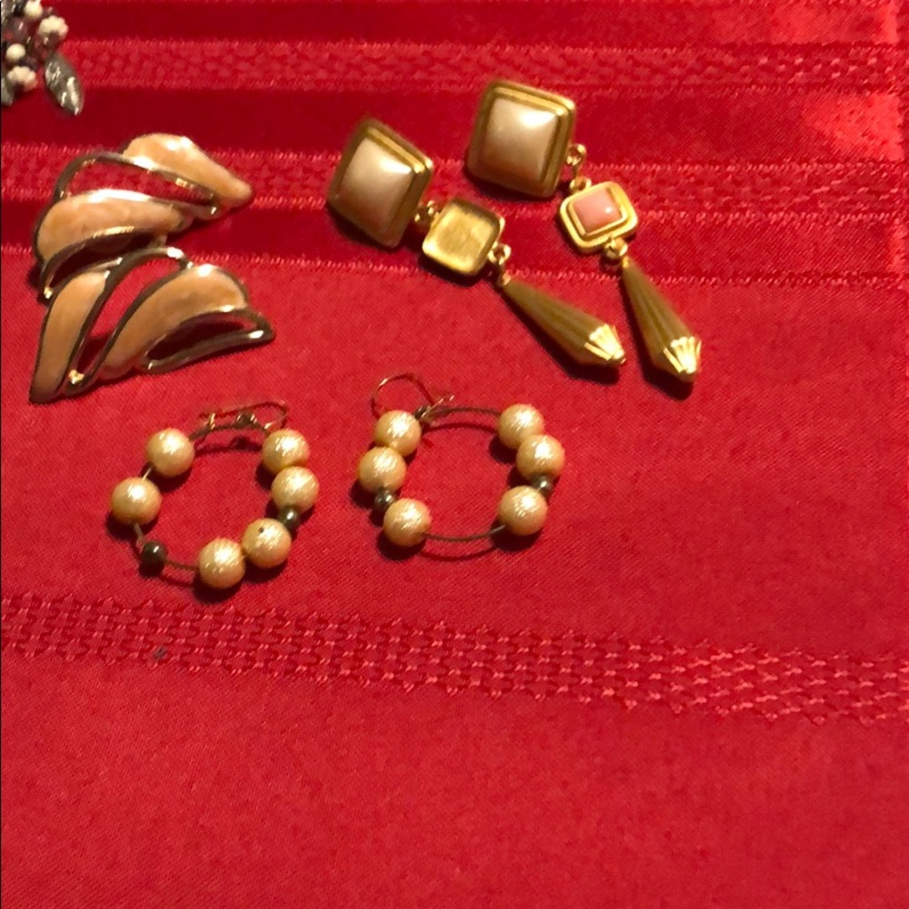 Fashion 3 pairs earrings (vintage)